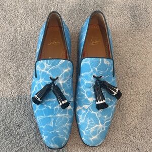Christian Louboutin Aqua Wave Men's Loafers
